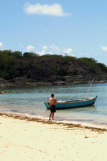 Imagen de la Isla en 1995 Isla de Santo Aleixo