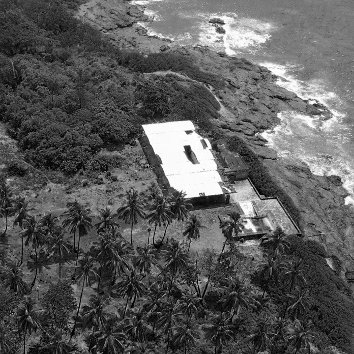 Casa de piedra en la isla de Santo Aleixo